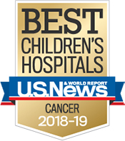 U.S. News Best Children's Hospital Award 2018