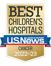U.S. News Best Children's Hospital Award 2022