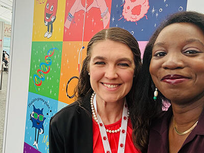 Two fellows at an event